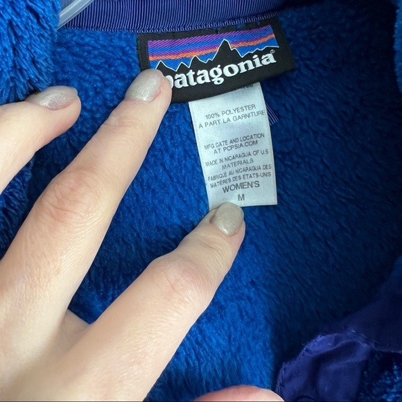 PATAGONIA Vintage Polar Fleece Pullover Sweatshirt - Picture 6 of 7